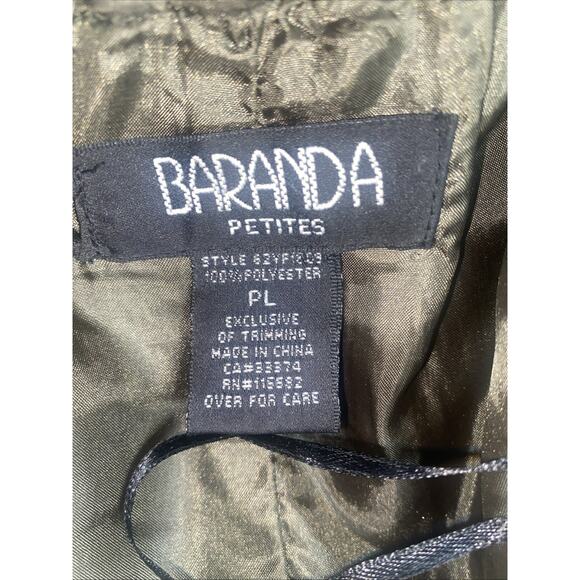 Y2K Baranda Women’s Size 28” Peasant Skirt Tiered Velvet Ruffle Lace Boho Maxi - Picture 9 of 9